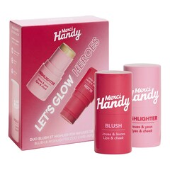 Kit Let's Glow Heroes - Highlighter + Blush, MERCI HANDY