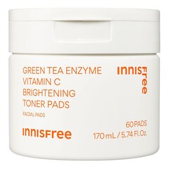 Radiance-rondeller med grøn te-enzym og C-vitamin - Behandling mod pletter, INNISFREE