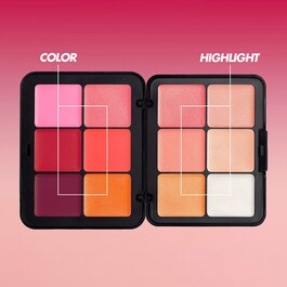 HD Skin Blush & Glow - Palette blush og highlighter Creme