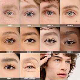 Gimme Brow+ bryn gel - bryn gel med farve og fibre
