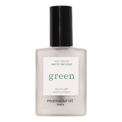Green Matte Top Coat, MANUCURIST