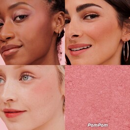 BOP PomPom mørk rosa blush - mat blush