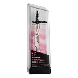 Brow Shaping Scissors & Brush - Øjenbrynssaks og øjenbrynsbørste