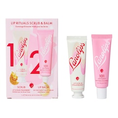 Rituel læbebalsam og scrub med jordbær - læbebalsam og scrub, LANOLIPS