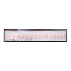 Classic French, Short Square - Instant Pro Press-on Manicure, DUFFBEAUTY