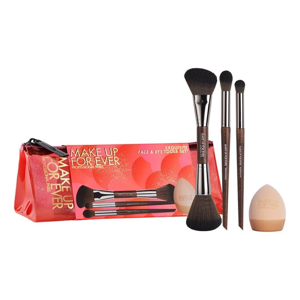 Exquisite Face & Eye Tools Set – Makeupsæt med pensler, MAKE UP FOR EVER