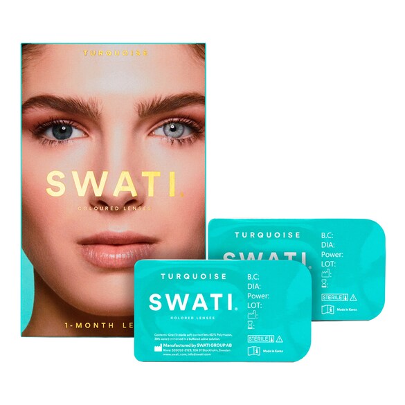 1 Month Lenses - Turquoise, SWATI COSMETICS