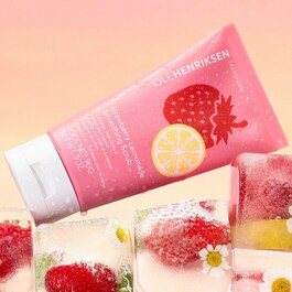 Strawberry Smoothing Scrub - Reteksturerende eksfolierende ansigtsscrub med AHA