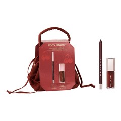 Chocolate Cherriez - Sæt med to uundværlige læbeprodukter + pose, FENTY BEAUTY
