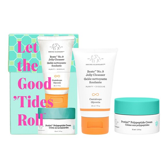 Let the Good 'Tides Roll™ - Plejeprodukter til ansigtet i rejsestørrelse, DRUNK ELEPHANT