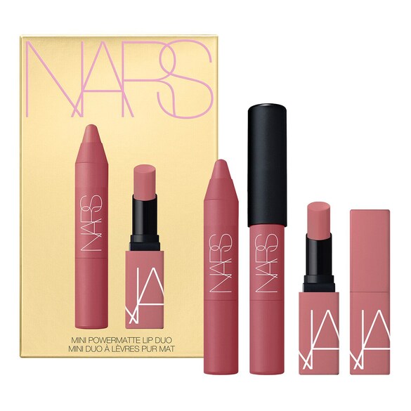 Mini Powermatte Lip Duo - Sæt med læbemakeup, NARS