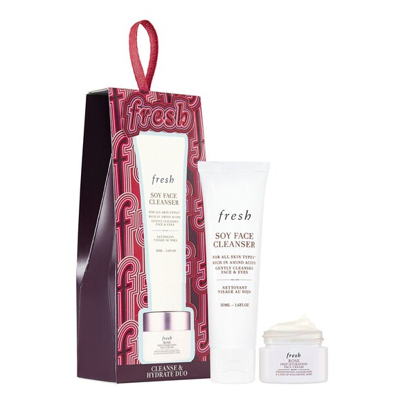 Gavesæt med Cleanse & Hydrate Skincare, FRESH