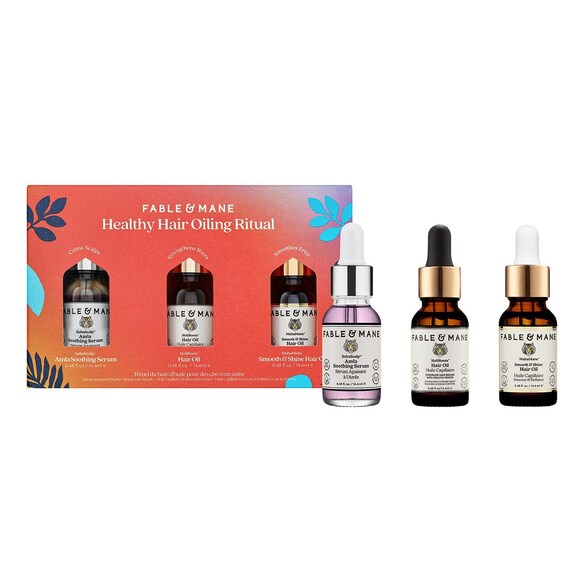 Healthy Hair Oiling Ritual - Calms scalps, Strengthens Roots, Smoothes Frizz, FABLE & MANE
