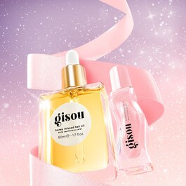 Honey Gloss & Go Duo - Sæt med hårolie og læbeolie