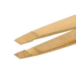 Ultra Precision Slant Tweezer - skrå pincet, guld