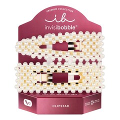 CLIPSTAR PREMIUM Just Pearlfect - Hårspænder, INVISIBOBBLE