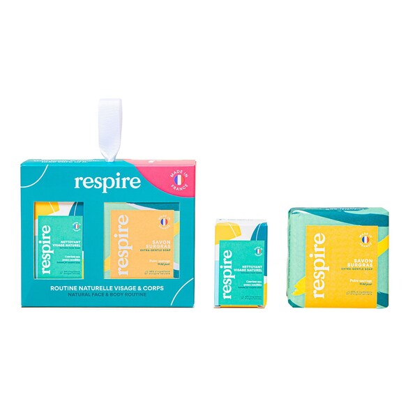 Natural Face & Body Routine - Face and bath kit, RESPIRE