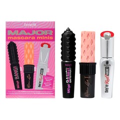 Major Mascara Minis - Mini mascarasæt, der giver volumen, krøller og forlænger, BENEFIT COSMETICS