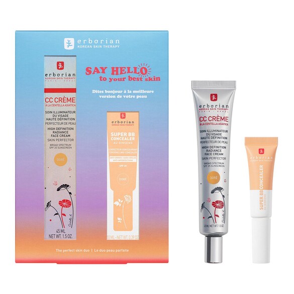 Kit CC Crème x Super BB Concealer - Den perfekte duo til huden, ERBORIAN