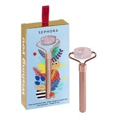 Mini Rose Quartz Facial Roller - Wishing You, SEPHORA COLLECTION