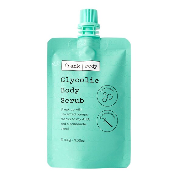 Glycolic Body Scrub - Kropeksfoliering med glykolsyre, FRANK BODY