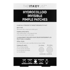 Hydrocolloid Invisible Pimple Patches - Patches mod urenheder, THE INKEY LIST