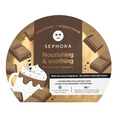 Beroligende nærende ansigtsmaske - Duft varm chokolade, SEPHORA COLLECTION