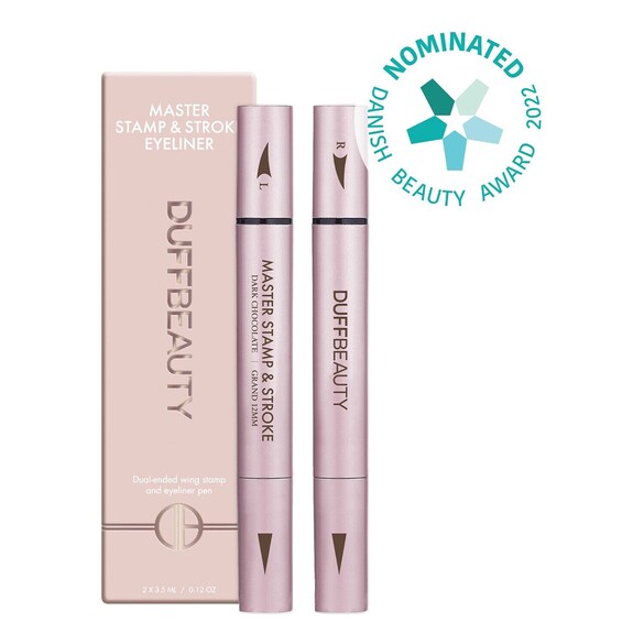 Master Stamp & Stroke Eyeliner - Brown, DUFFBEAUTY