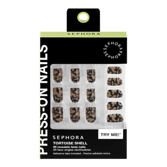 Genanvendeligt sæt med kunstige negle, selvklæbende pads - geleffekt, SEPHORA COLLECTION
