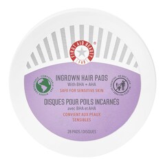 Ingrown Hair Pads - Rondeller til indgroede hår, 60 stk., FIRST AID BEAUTY