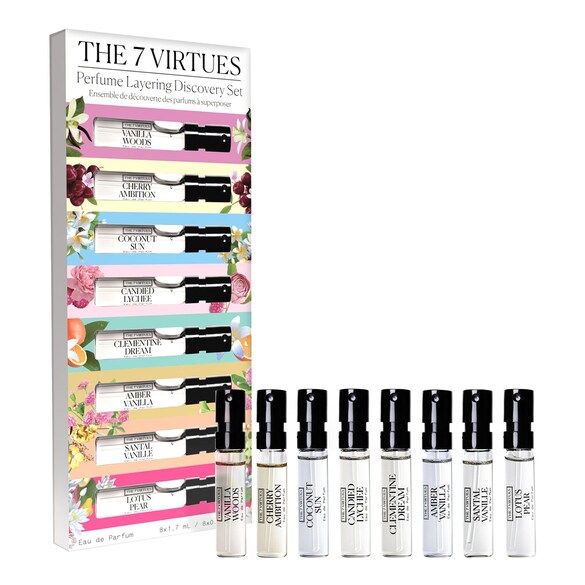 Discovery Layering Set - Et samlet sæt med fantastiske prøveparfumer, THE 7 VIRTUES