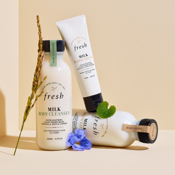 Milk Body Cleanser - Fugtgivende kropsrens med plantemælk, FRESH