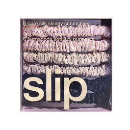 Silk Skinny Scrunchies - 6-pack