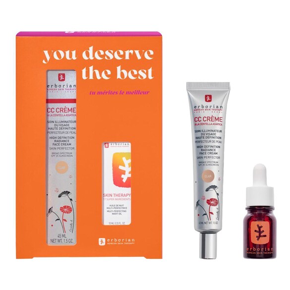 You Deserve The Best - Æske med ansigtshudplejeprodukter, ERBORIAN