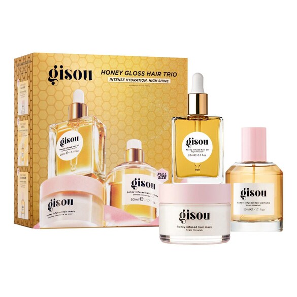 Honey Gloss Hair Trio - Bestseller hårsæt, GISOU