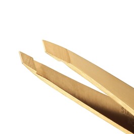 Ultra Precision Slant Tweezer - skrå pincet, guld