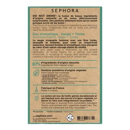 DO NOT DRINK - Aromatic Blend Sage + Tonka