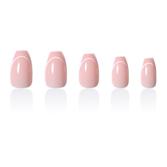 Double French - Reusable Press-On Manicure, DUFFBEAUTY