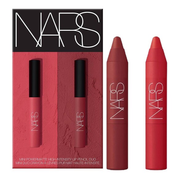 Mini Powermatte High-Intensity Lip Pencil Duo - Sæt med læbeblyanter, NARS