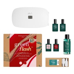 Green Flash Hortencia Red Cherry - Gift set, MANUCURIST