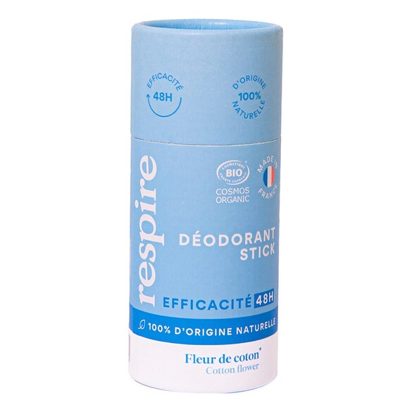 Deodorant Stick - Cotton Flower, RESPIRE