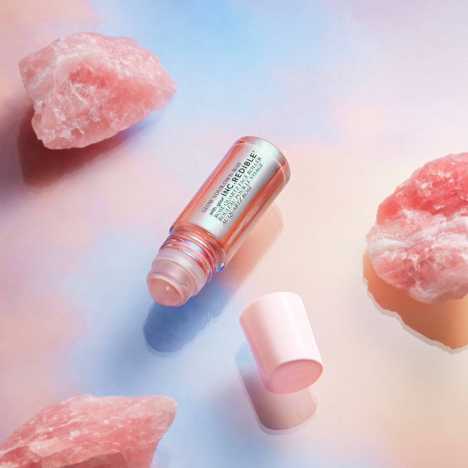 Glow Your Own Way Rose Quartz Facial Roller INC.REDIBLE ≡ SEPHORA