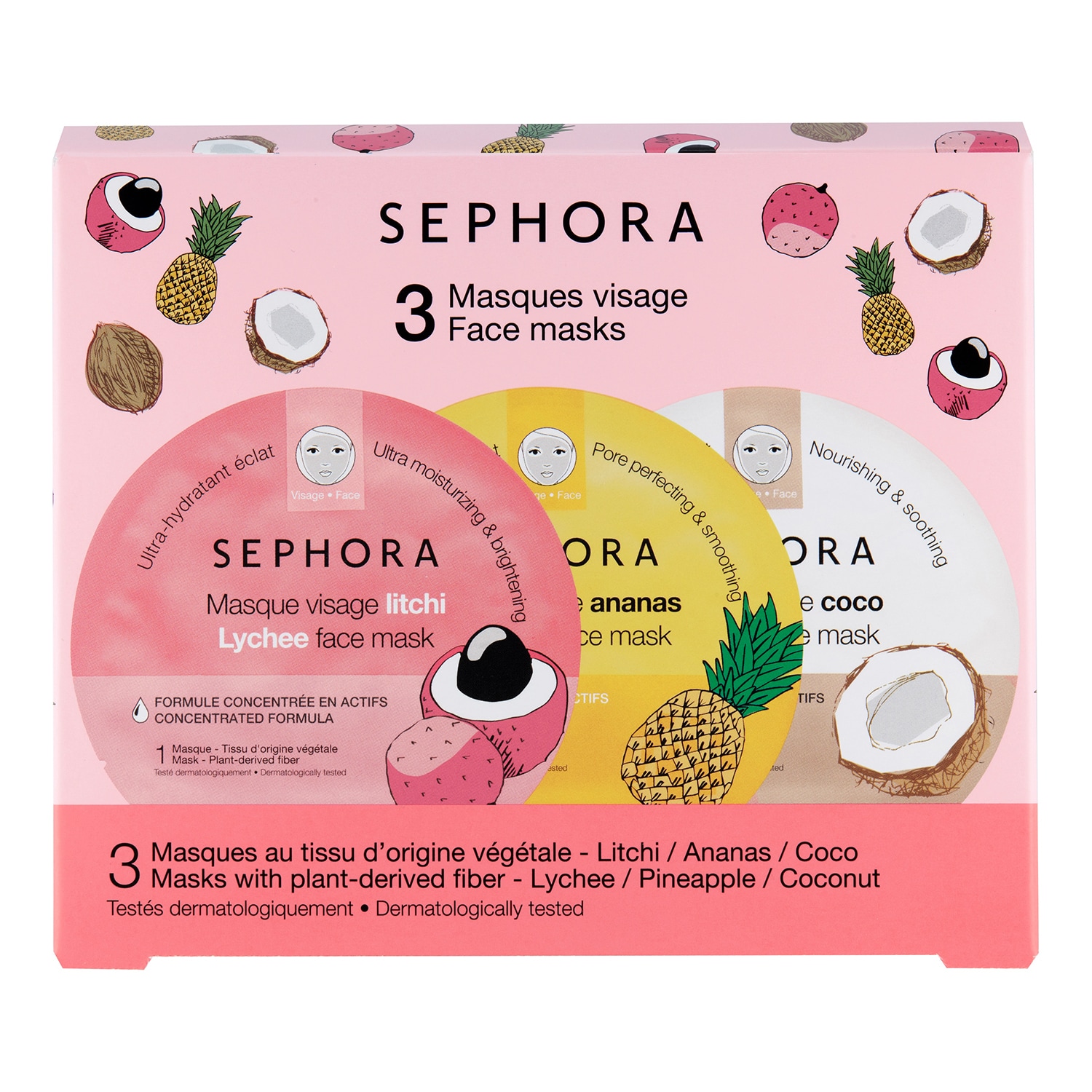 Face Mask Set Plantderived Fiber Masks Sephora